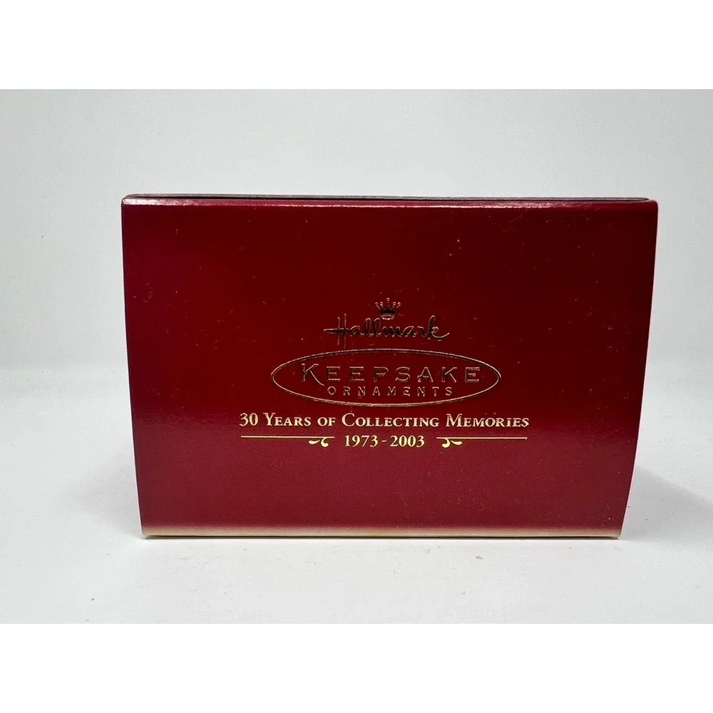 Hallmark The Decision Ornament Santa 2003 Purple Red Naughty Nice Scale
